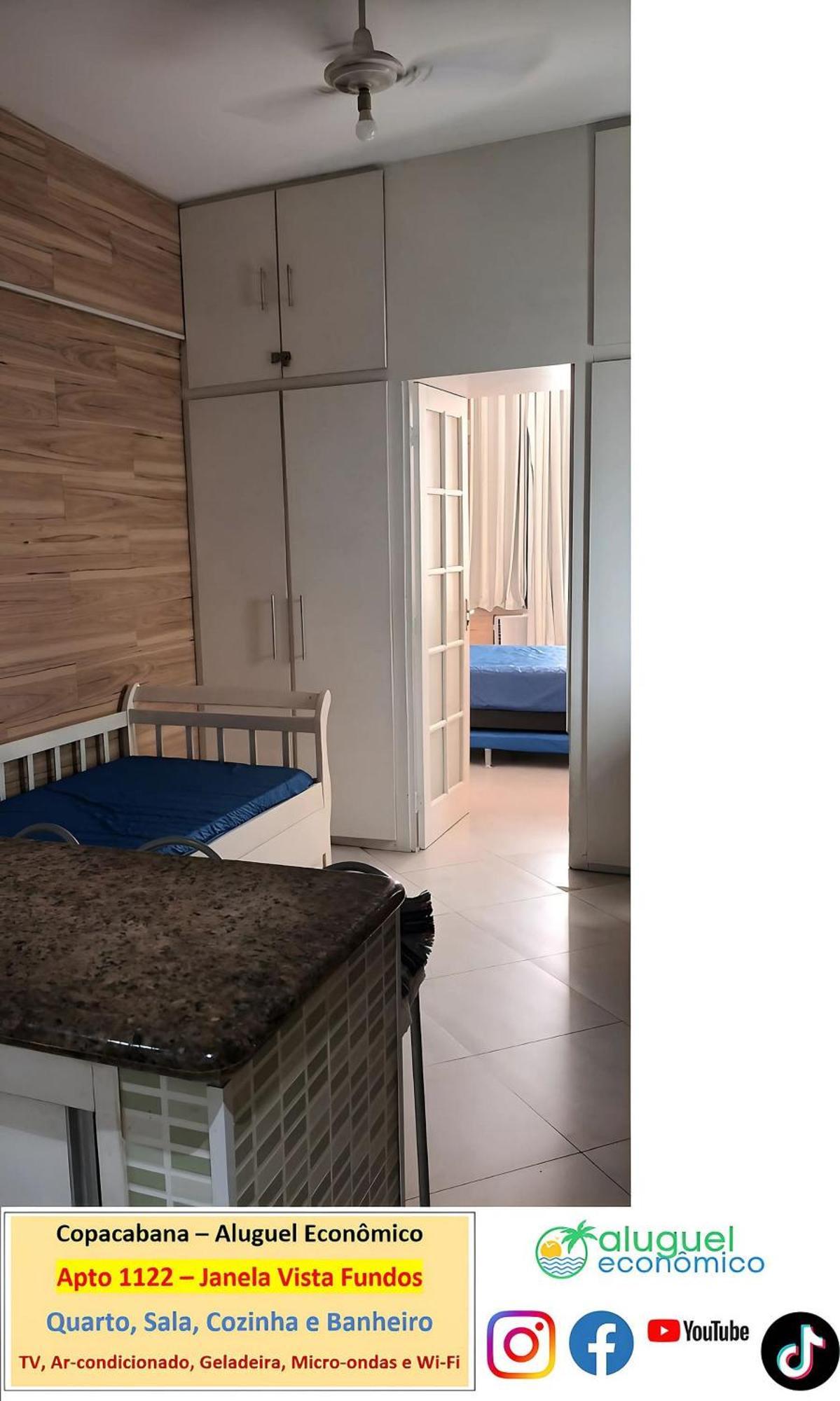 Apartamento Copacabana - Apto 1122 - Aluguel Economico *