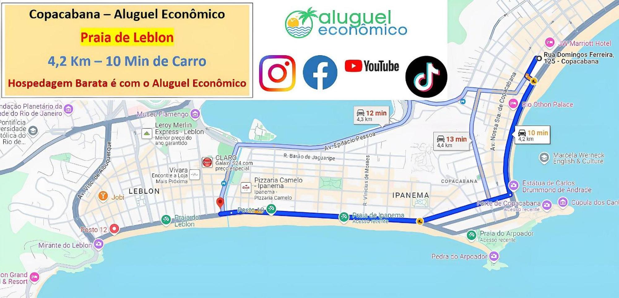 Copacabana - Apto 1122 - Aluguel Economico Río de Janeiro