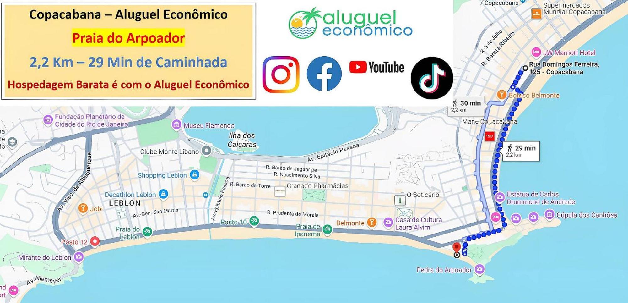 Copacabana - Apto 1122 - Aluguel Economico * Río de Janeiro