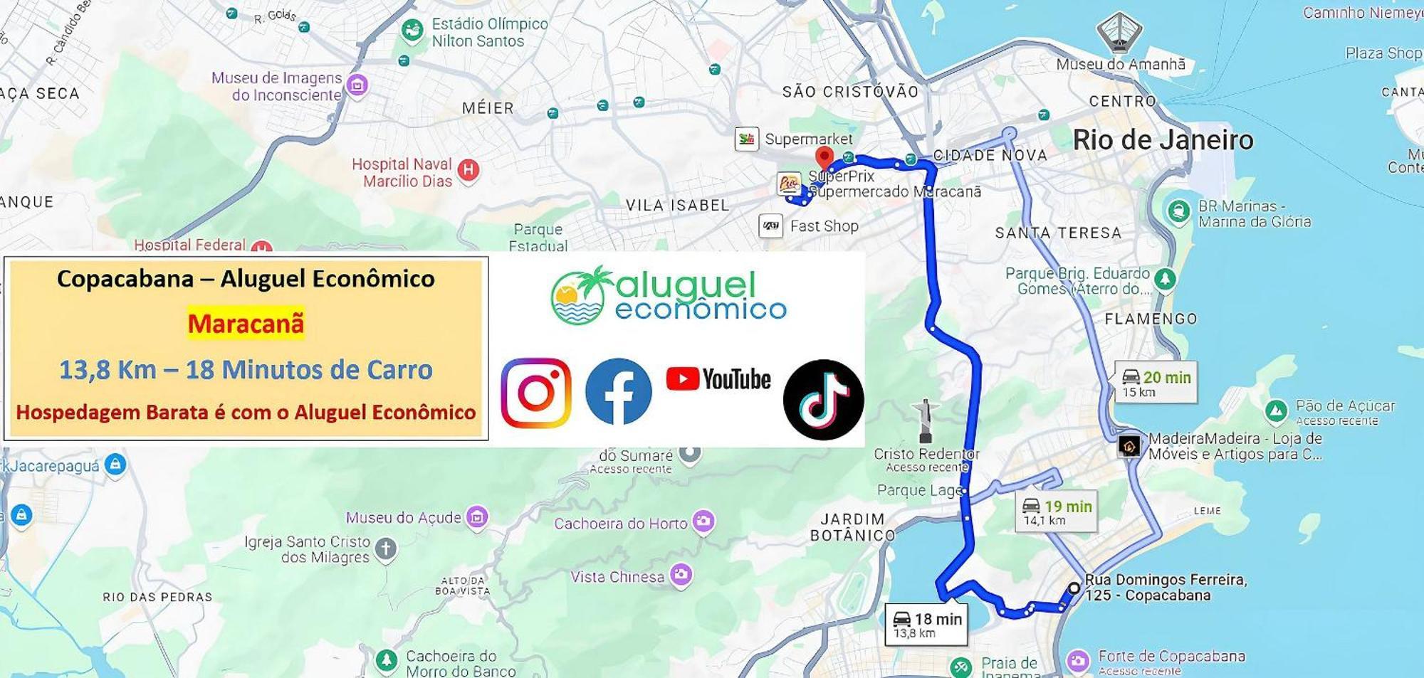 Apartamento Copacabana - Apto 1122 - Aluguel Economico