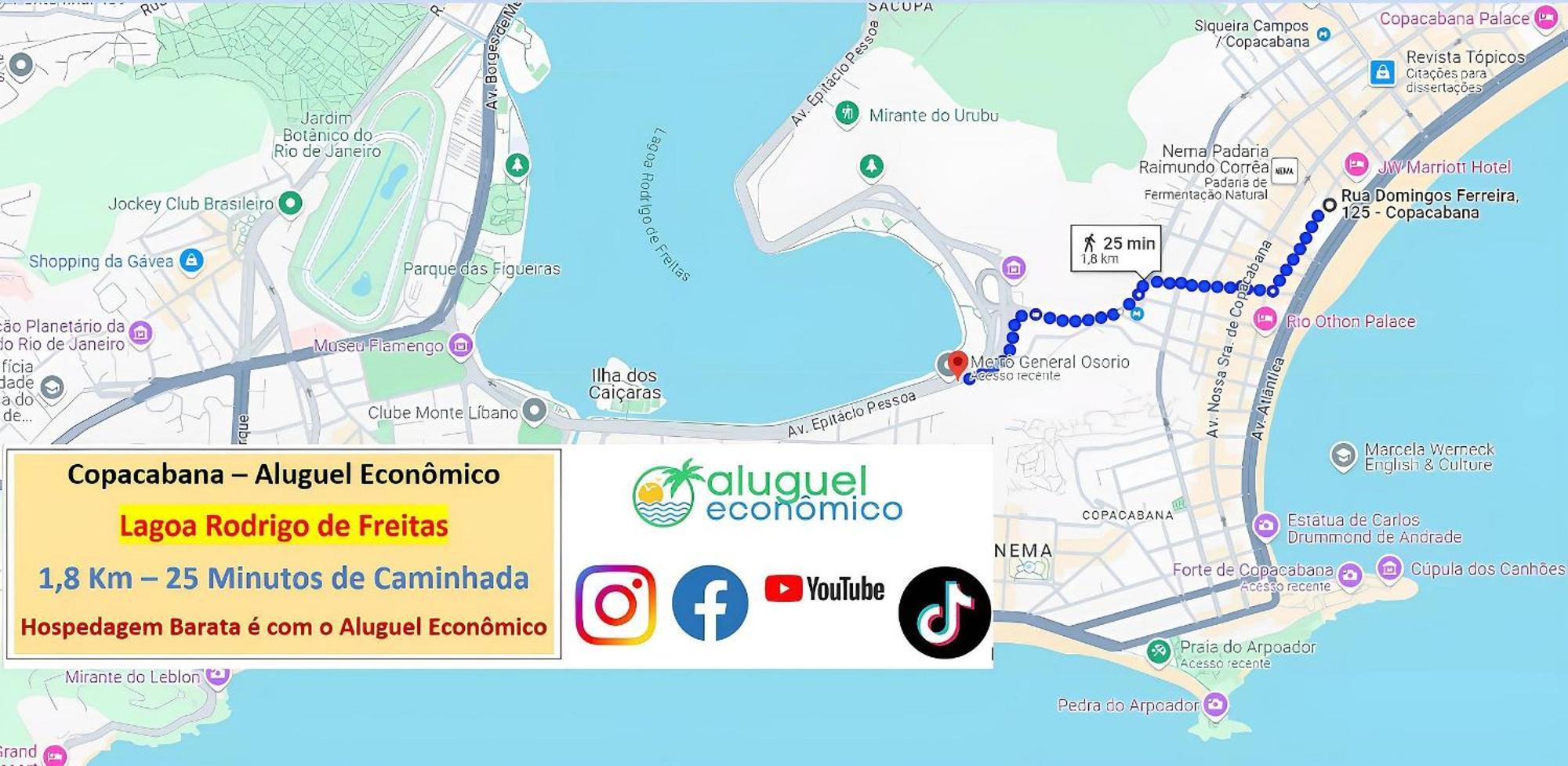 Copacabana - Apto 1122 - Aluguel Economico Apartamento Río de Janeiro