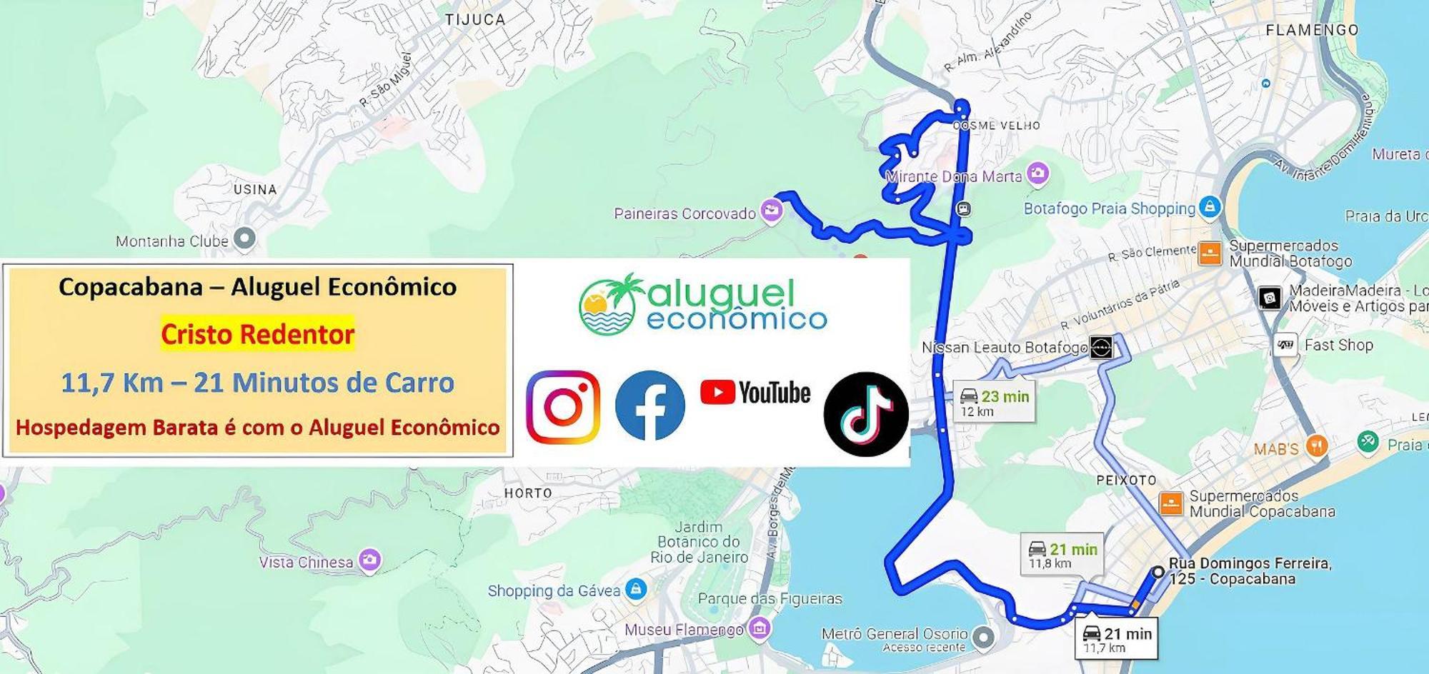 Apartamento Copacabana - Apto 1122 - Aluguel Economico *