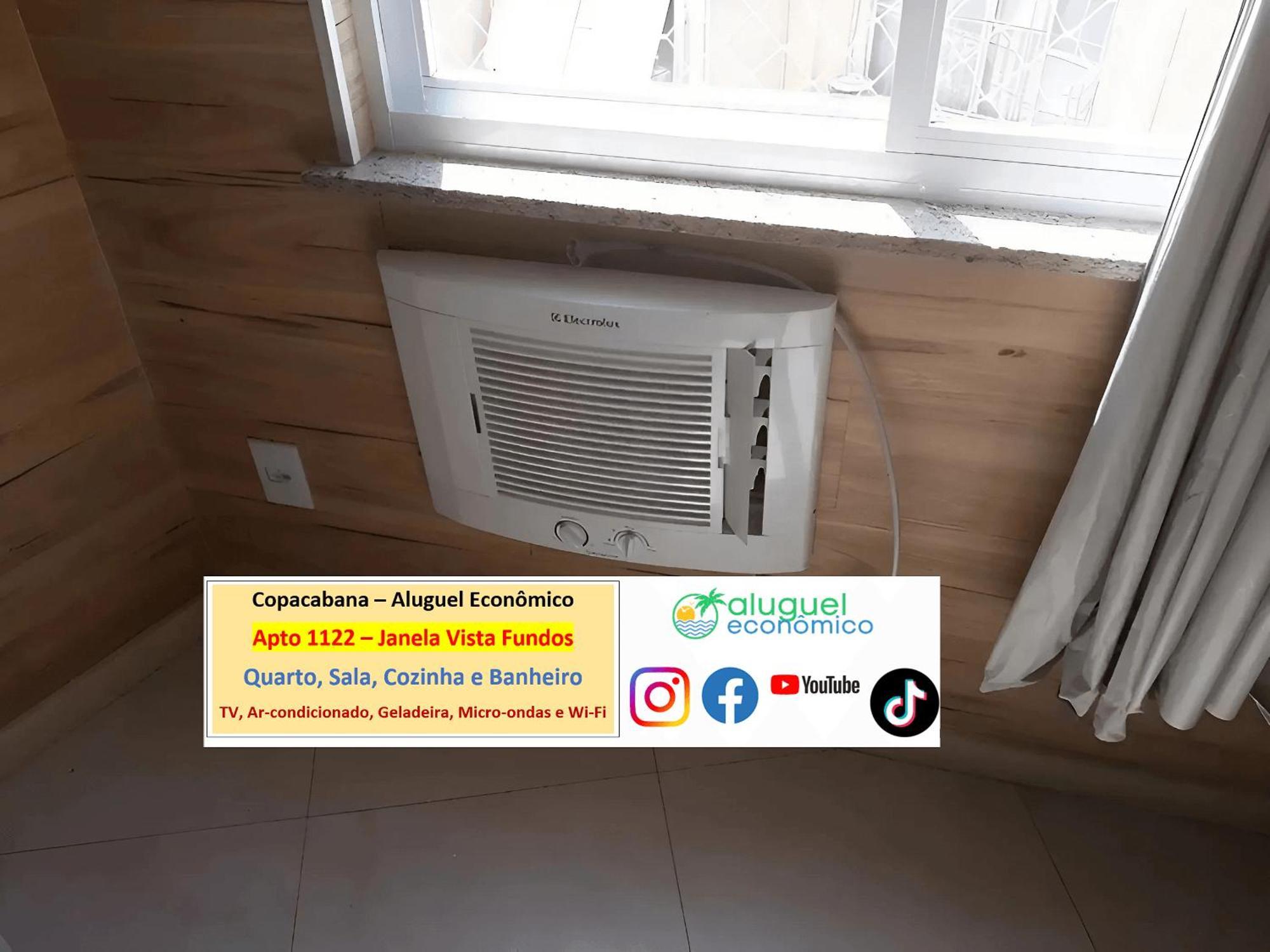 Copacabana - Apto 1122 - Aluguel Economico Apartamento Río de Janeiro