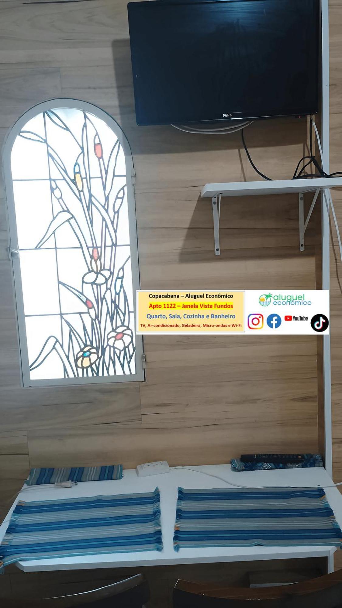 Apartamento Copacabana - Apto 1122 - Aluguel Economico Río de Janeiro