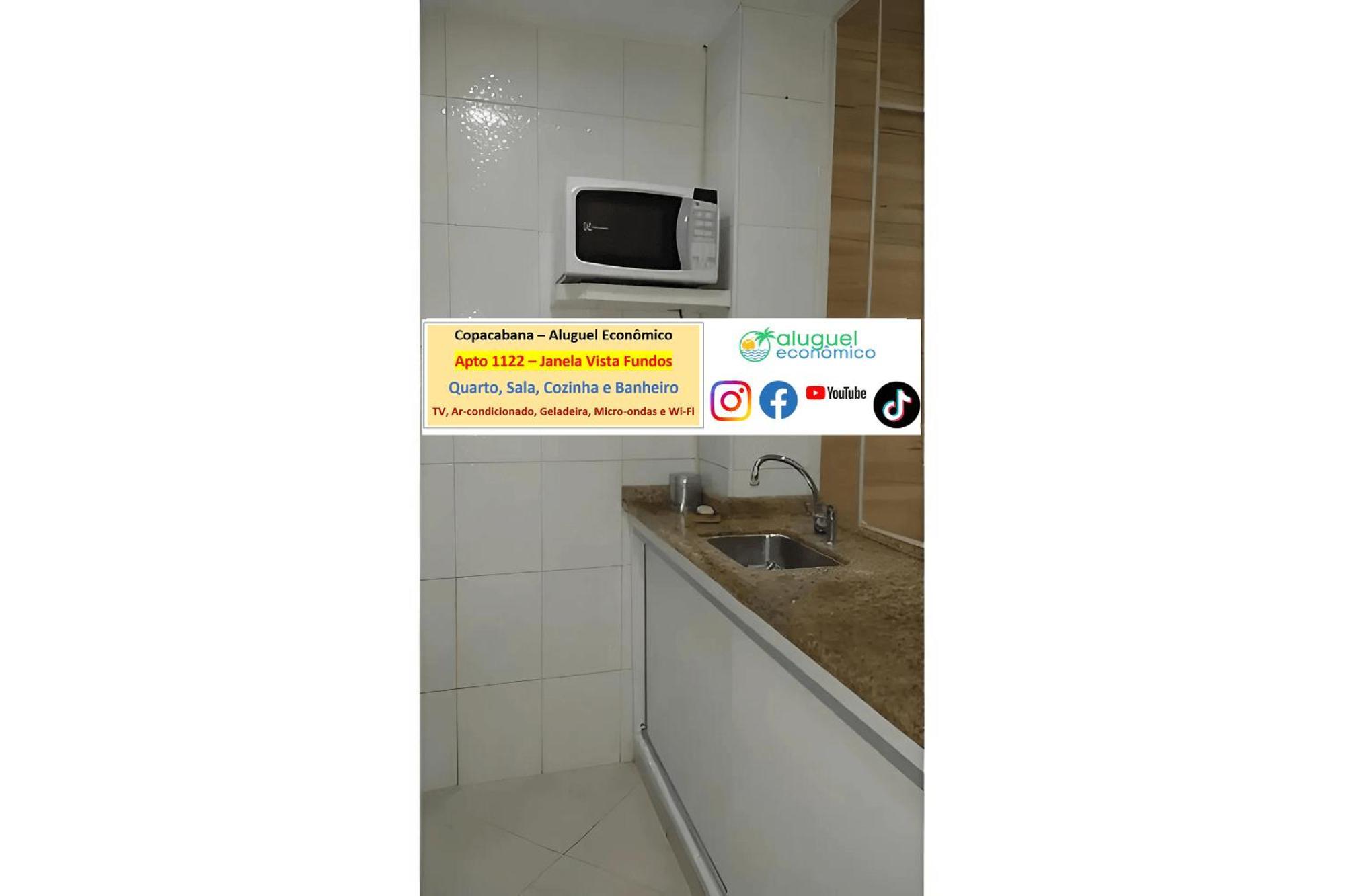 Copacabana - Apto 1122 - Aluguel Economico * Río de Janeiro
