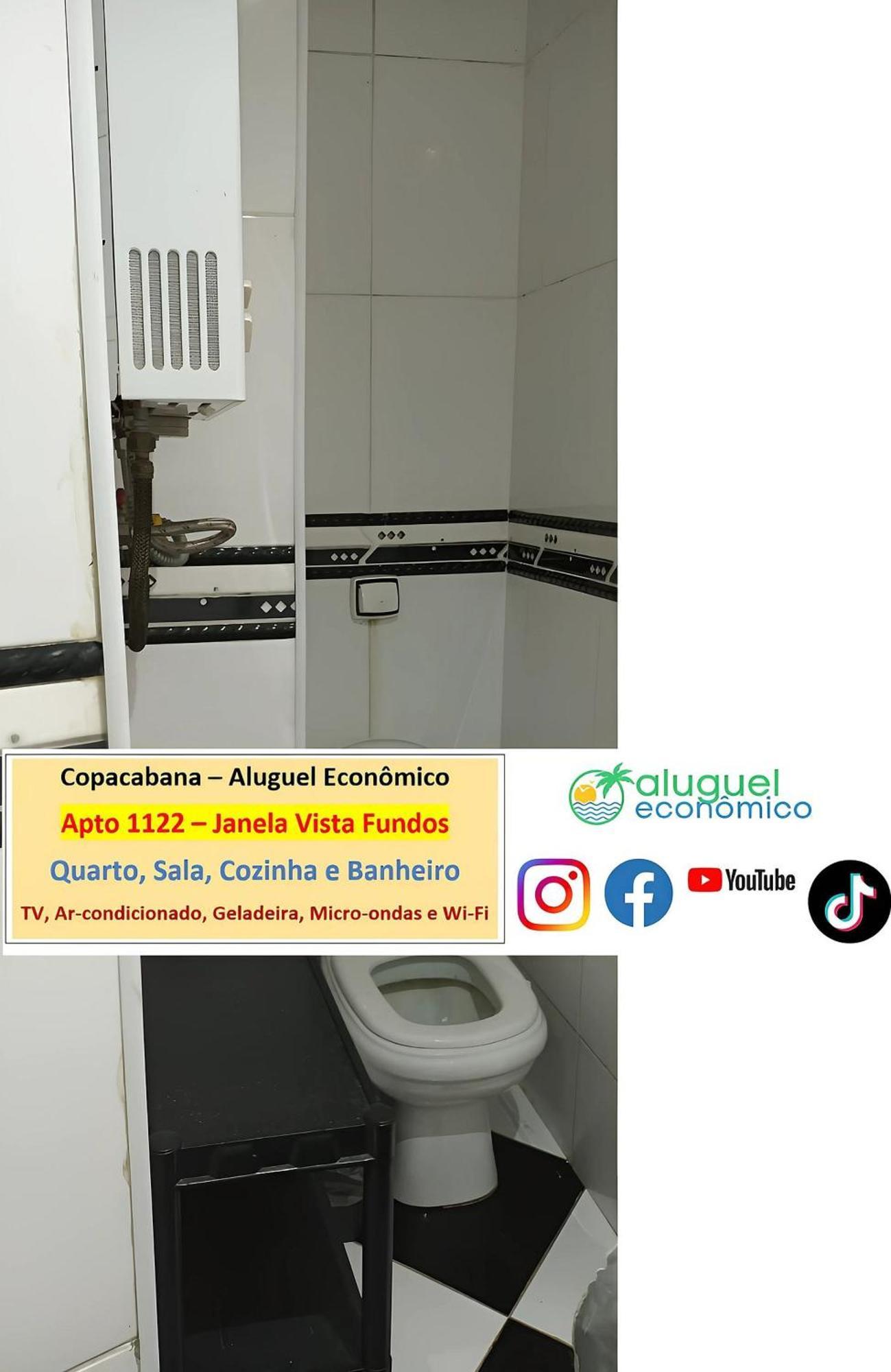 Apartamento Copacabana - Apto 1122 - Aluguel Economico